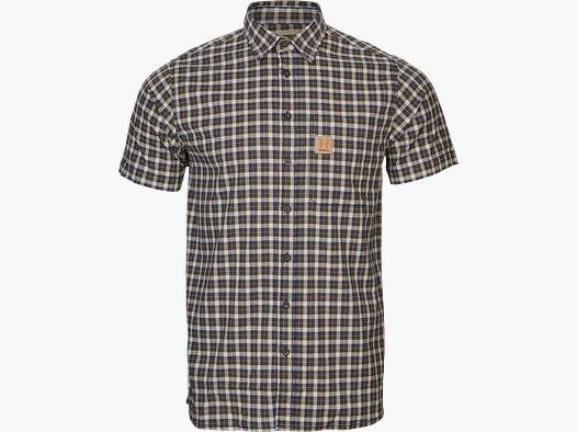 Härkila Fjell S/S Camicia Uomo Blu Navale a Quadri, S