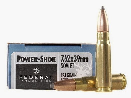 Federal Power-Shok 7,62x39 123GR JSP 20 patronen