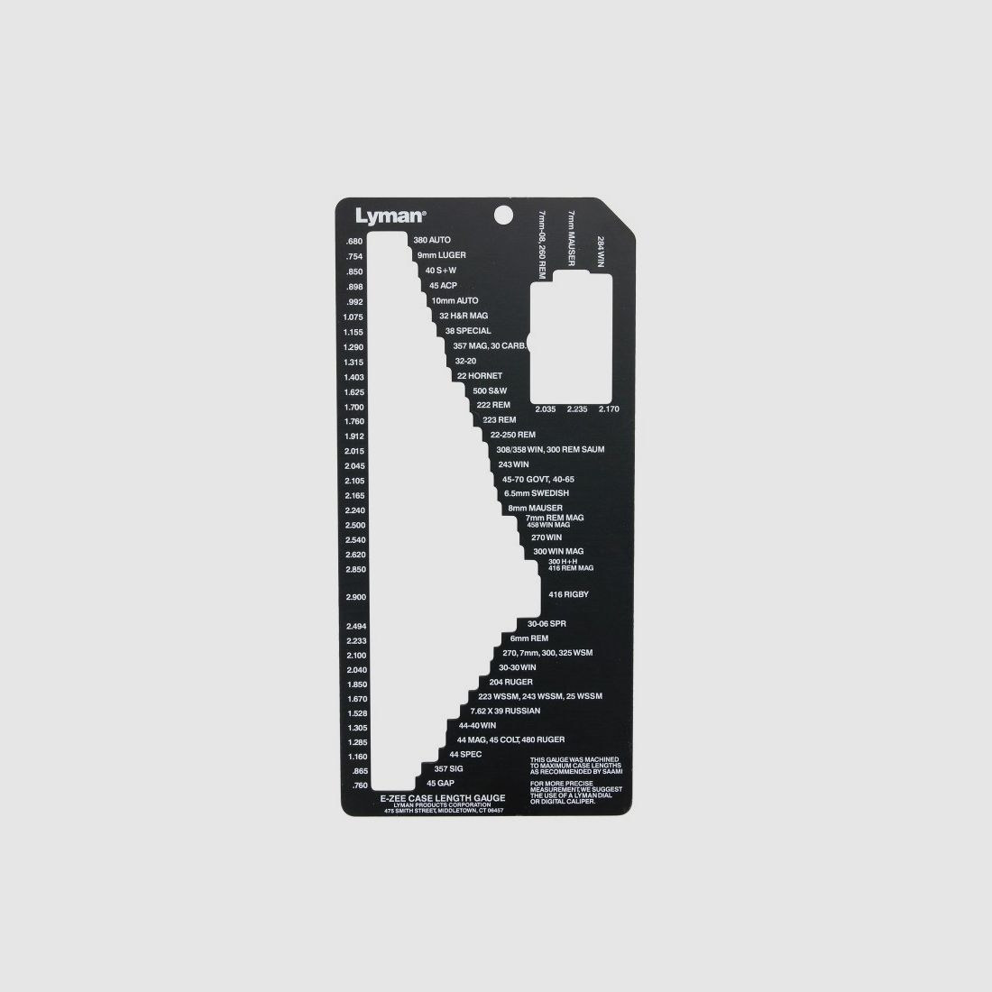 Lyman E-Zee Universal Case Trim Length Gauge