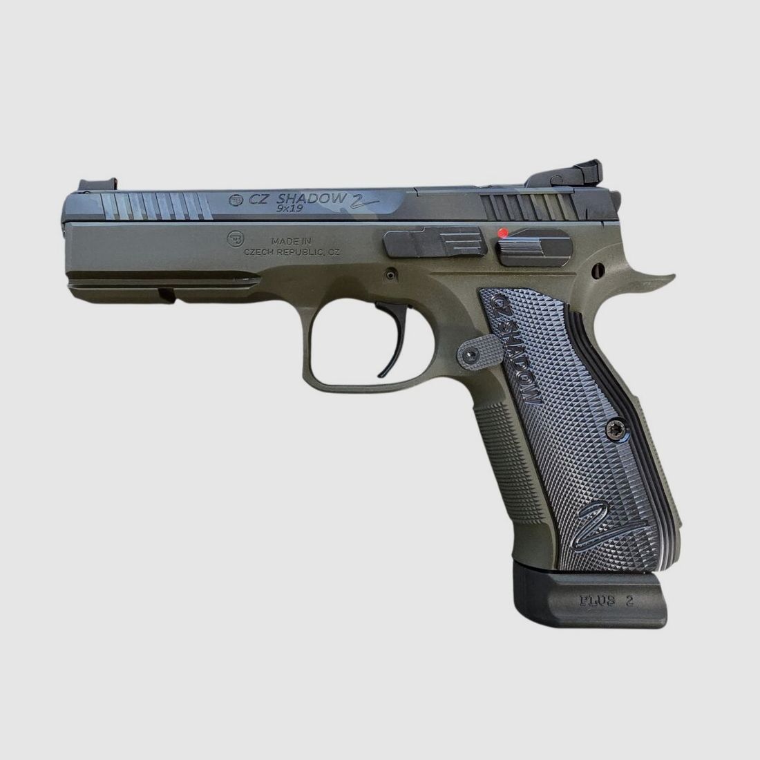 CZ Shadow 2 Camo Optic Ready OR 9mm Sportpistole inkl. verstellbarer Kimme Sonderserie - UVP: 2148€ - SINGLE ACTION PISTOLE OPTIC READY