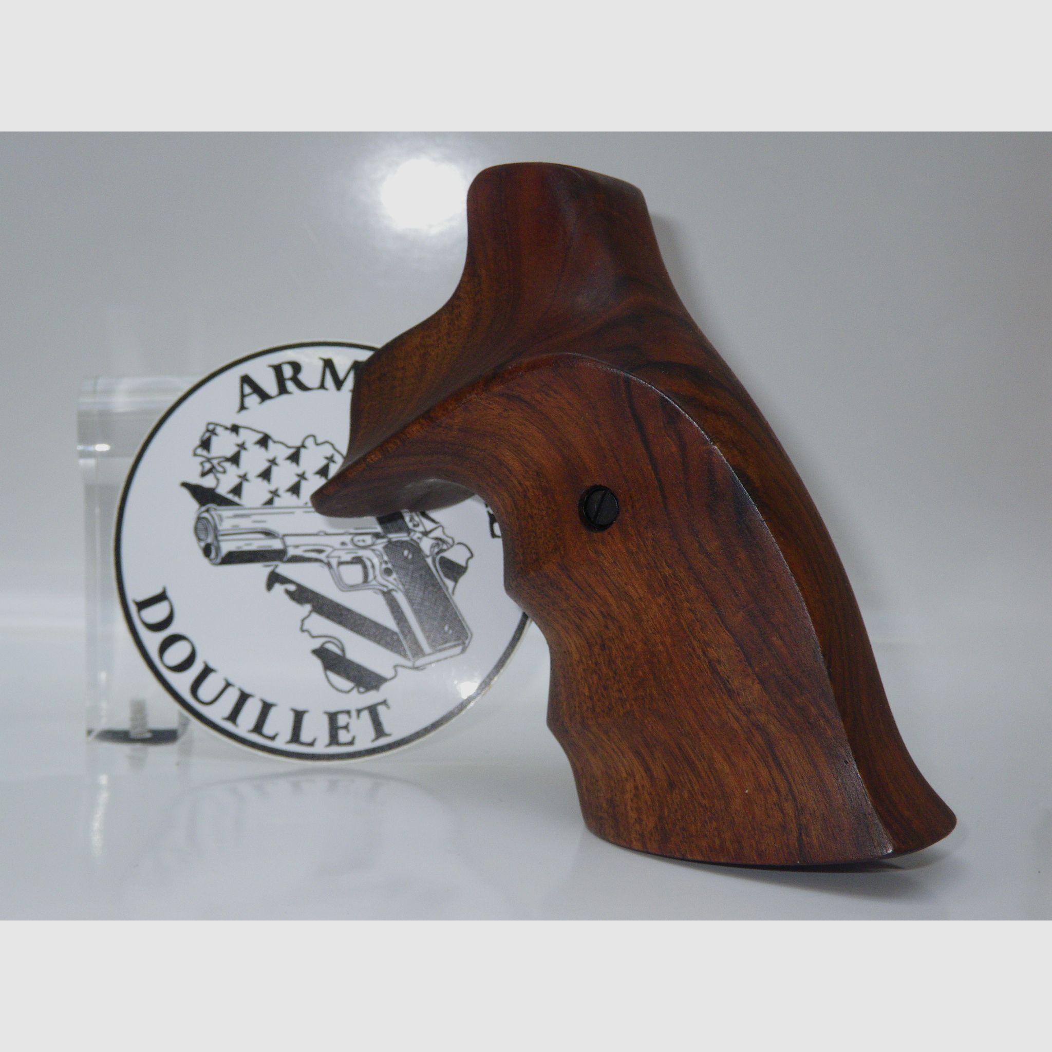 Houten Grips Target Luxe Glad Smith & Wesson Frame K/L Square Butt, afbeelding 1 van 2
