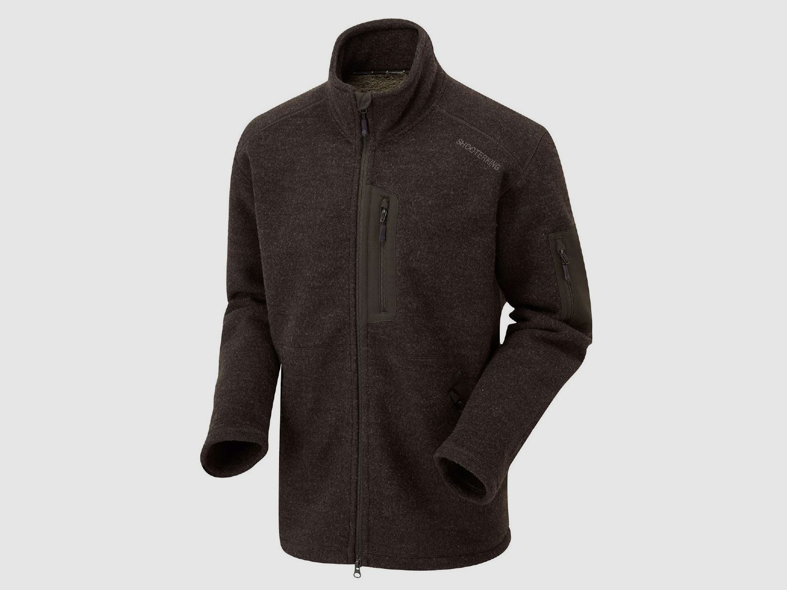 Shooter King Jacke Forest Woolen Braun