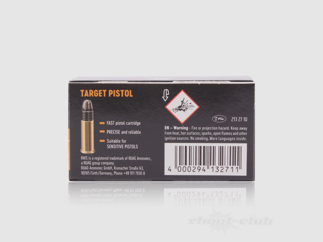 RWS Target Pistol LRN 40grs 50St .22lr