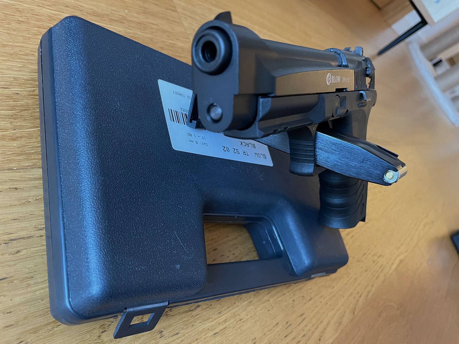 BLOW TR92-02 Black – 9 mm P.A.K. / Beretta M9A3 / M9A4 Style – Wysyłka na terenie całej UE / EU-Wide Shipping, zdjęcie 6 z 11