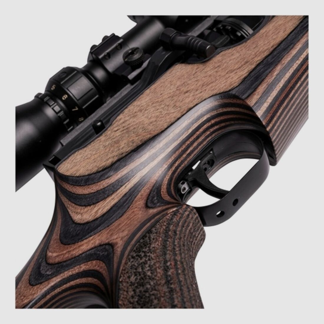 Weihrauch Sport Pressluftgewehr HW 100 T Schichtholz 4,50