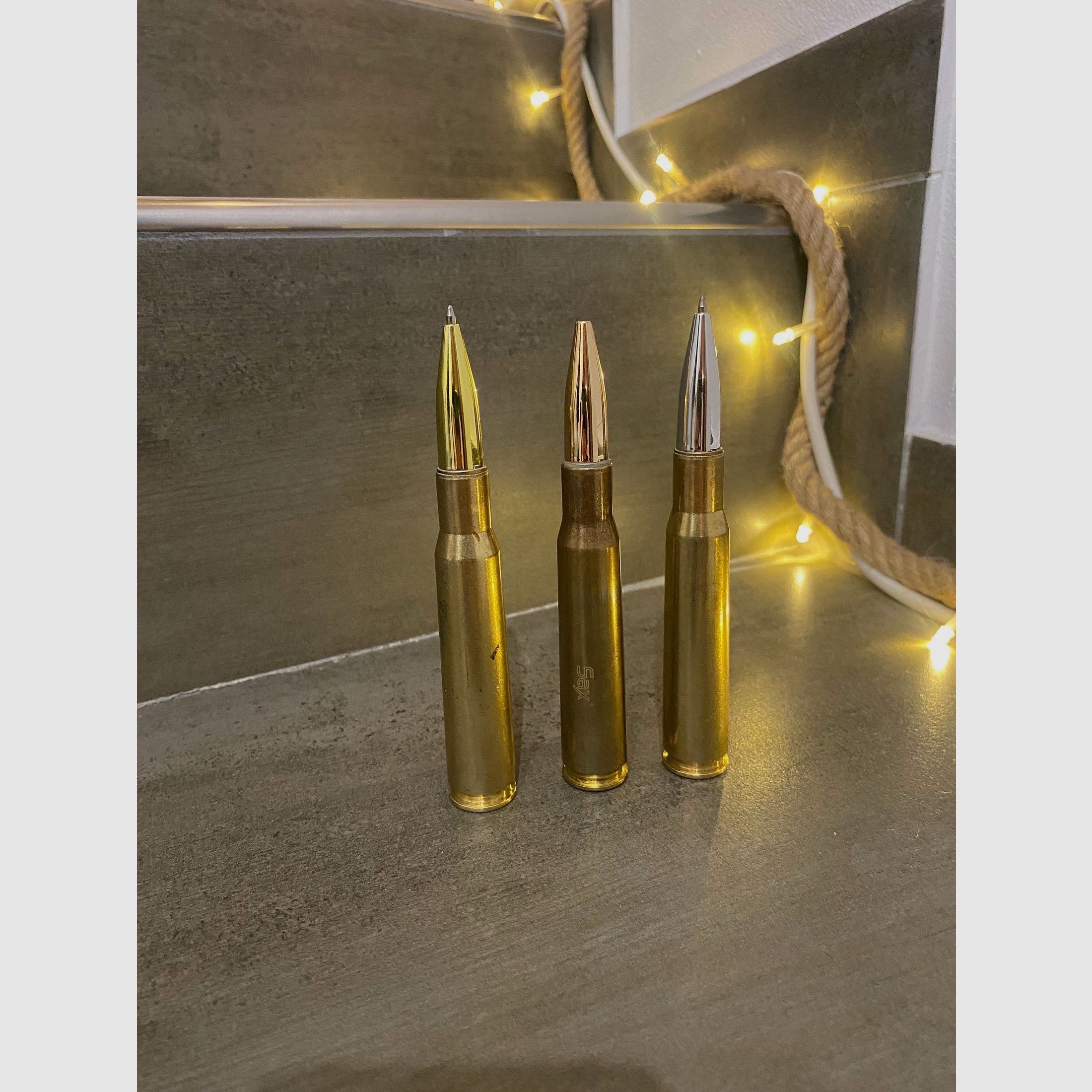 Bullet Pen ballpoint pen in .50bmg cartridge - individual pieces