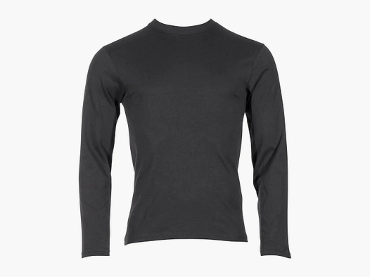 Mil-Tec Mil-Tec T-Shirt Langarm - Schwarz / S Herren