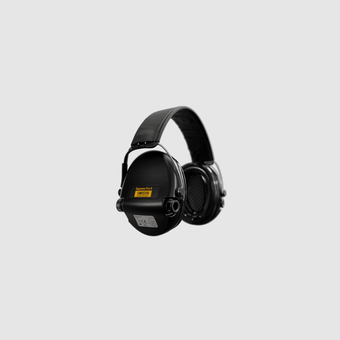Sordin 75302-X/L-02-S Electronic Hearing Protection Supreme Black Pro X Headband