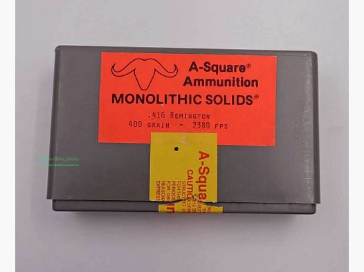 A-Square Ammunition Nabojów Karabinowych .416 Remington