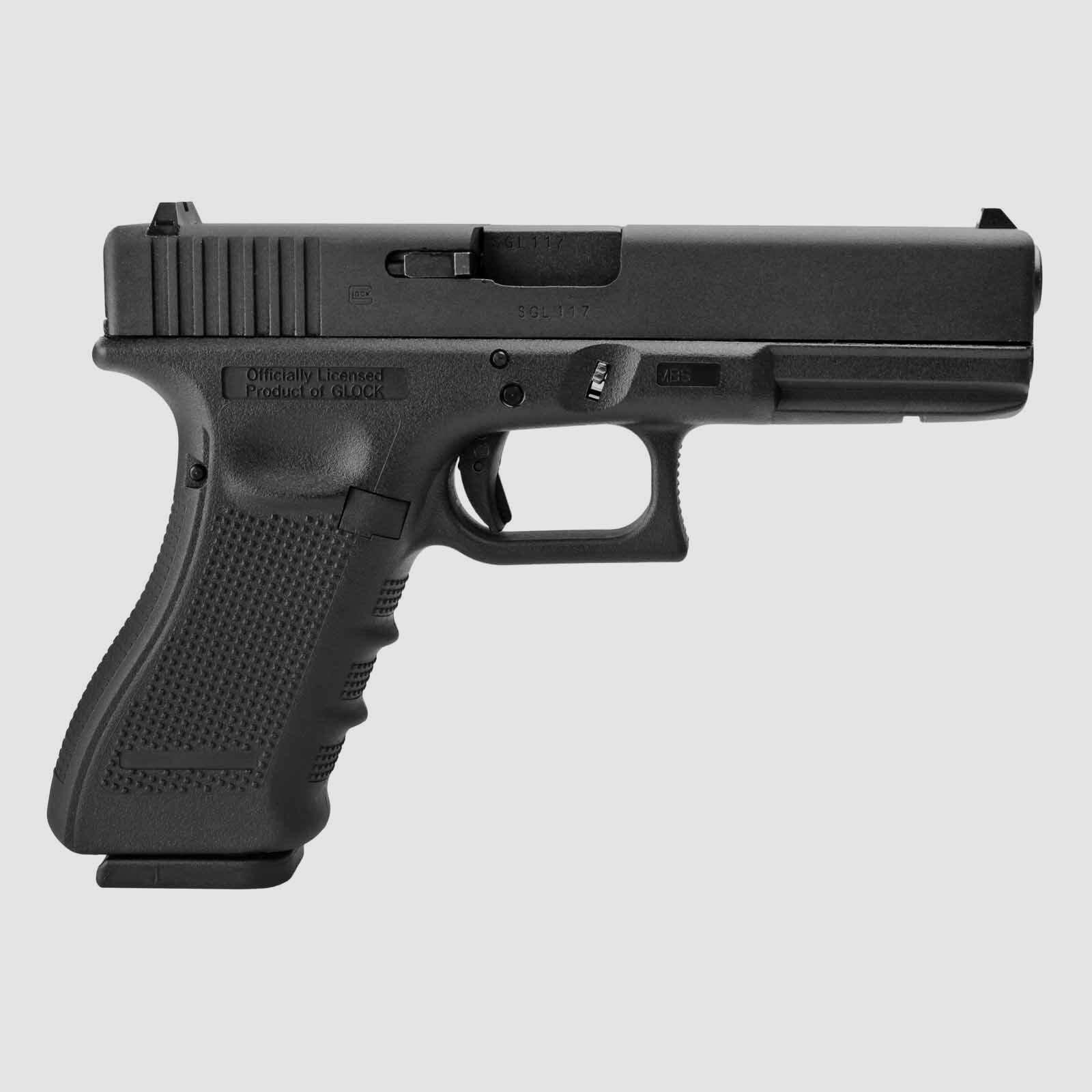Glock 17 GEN4 Softair-Pistole Kaliber 6 mm BB Gas Blowback (P18)