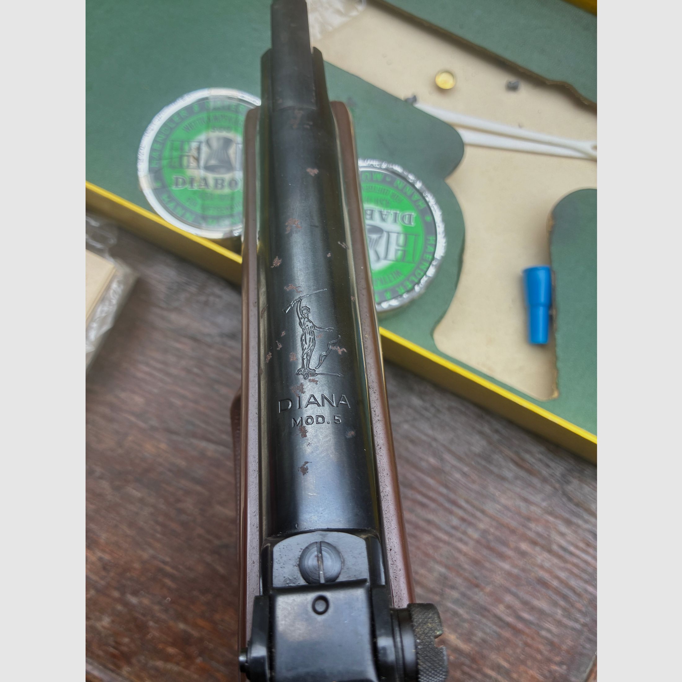 Diana Mod. 5 air pistol incl. original packaging and instruction manual