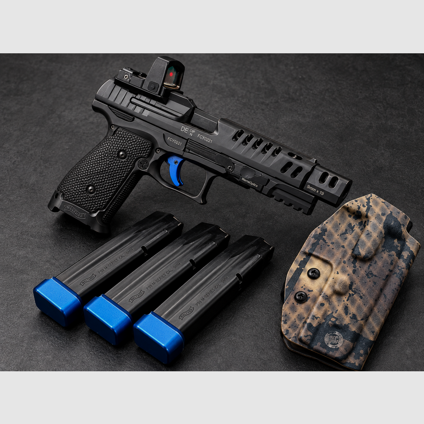 Walther Q5 Match Steel Frame 9mm | Vector Optics Red Dot | Zubehörpaket, Bild 5 von 5