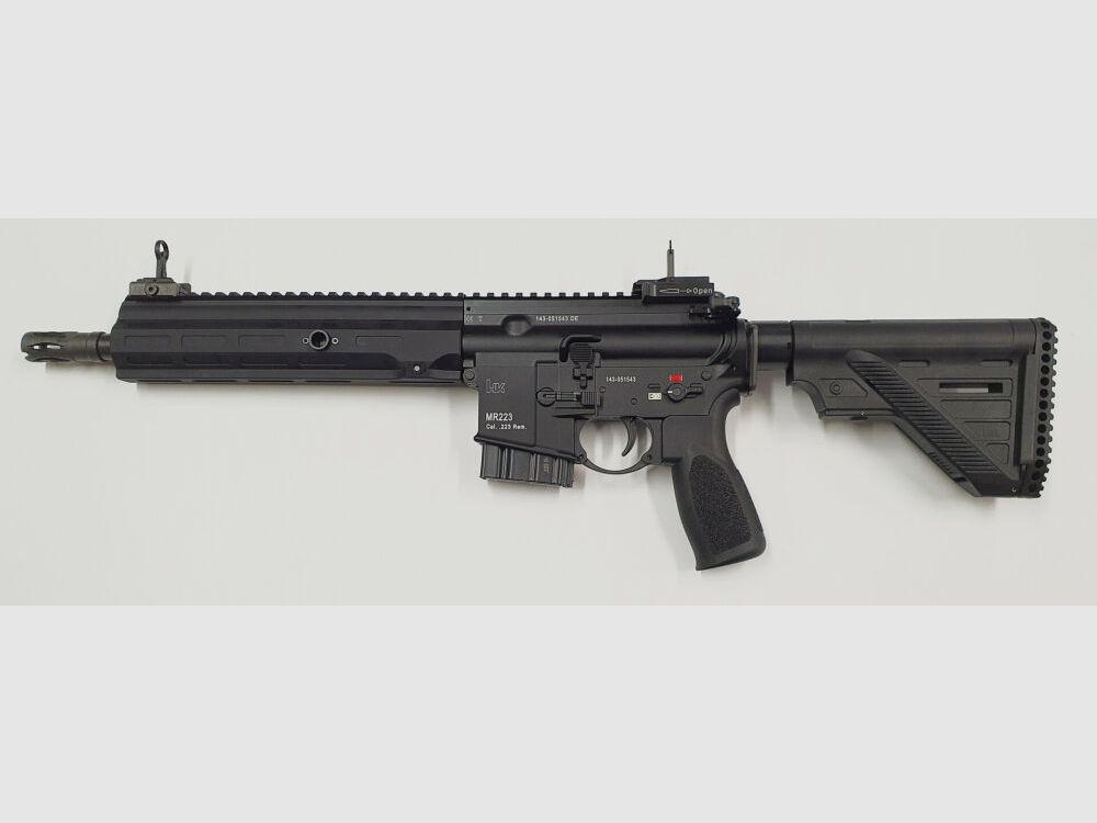 Heckler & Koch Heckler & Koch MR223 A3 Slimline 11" SPORT Special Edition, Zwart .223Rem Zwart BKA-Bescheid