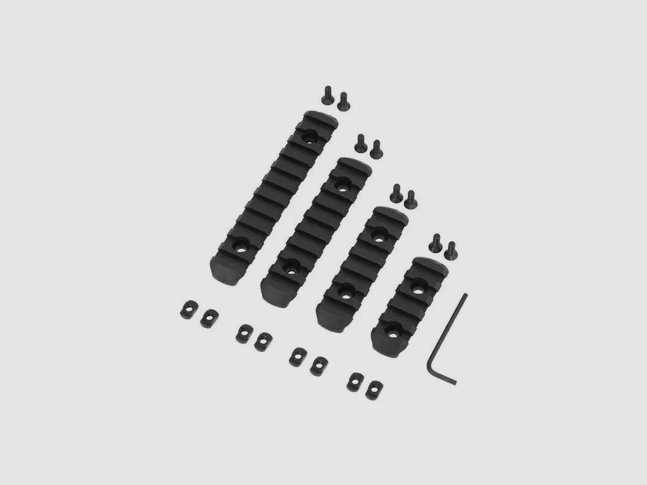 Kit mit 4 M-LOK zu Picatinny Rails Bo Manufacture - Adapter für optimale Robustheit - Vielseitige Montage, Bild 4 von 5