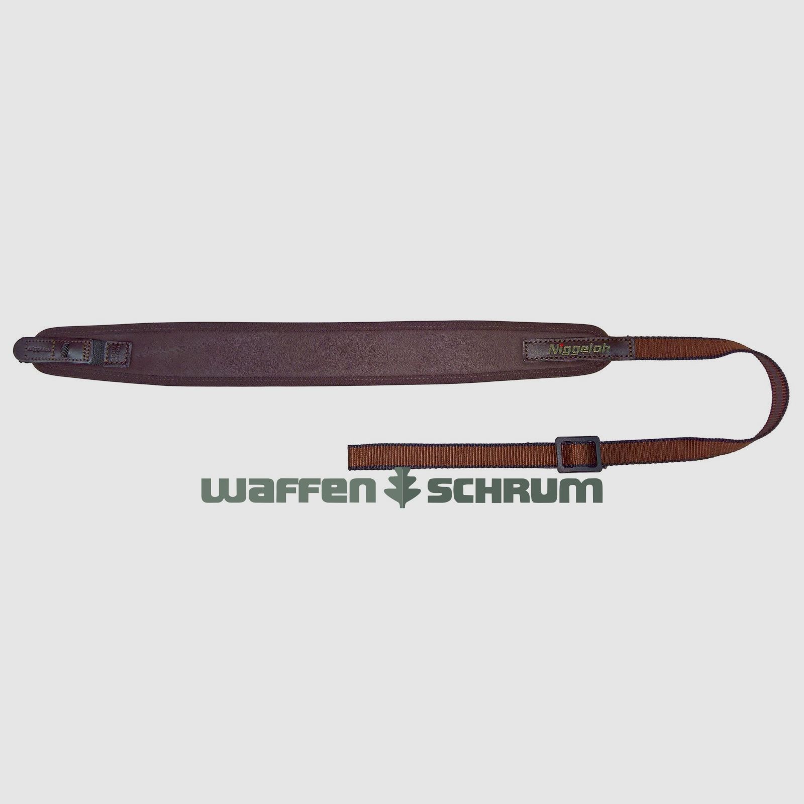 Sangle de fusil Niggeloh universelle en cuir - marron