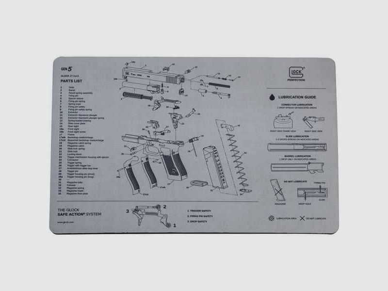 Unterlagsmatte Firearms Glock