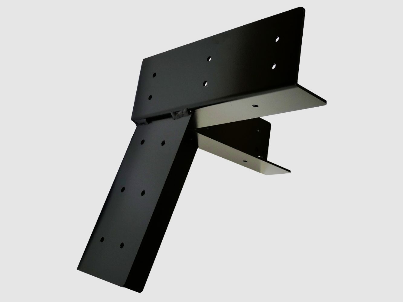 High-quality steel corner brackets 4-piece set KTL coated EXTREMELY ROBUST AND DURABLE