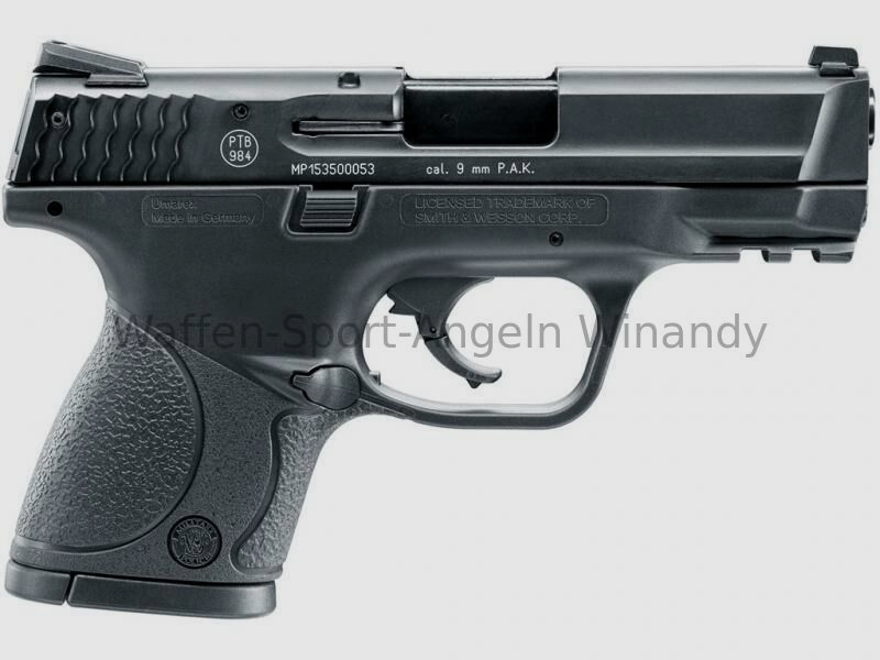 SMITH & WESSON	 M&P 9c black 12+15 schüssig 9mm P.A.K. incl. 2 Magazinen