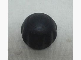 100/101 Kammergriff Rev. Knob - schwarz Kunststoff, D=21,5mm
