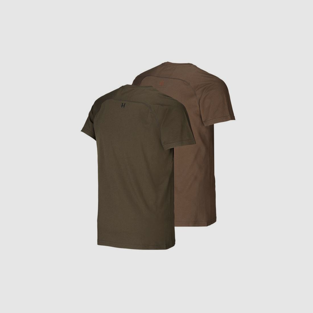 Härkila Logo-T-Shirt, 2er-Pack, Willow Green/Slate Brown, Bild 2 von 2