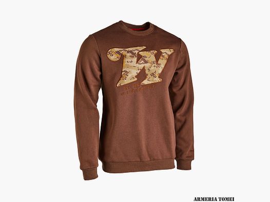 SWEATSHIRT – WINCHESTER – REDSTONE CREW NECK, BROWN