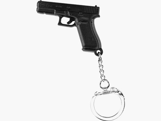 Portachiavi Glock "Pistola Gen5" - Polimero/plastica nera - ca. 4,5 cm