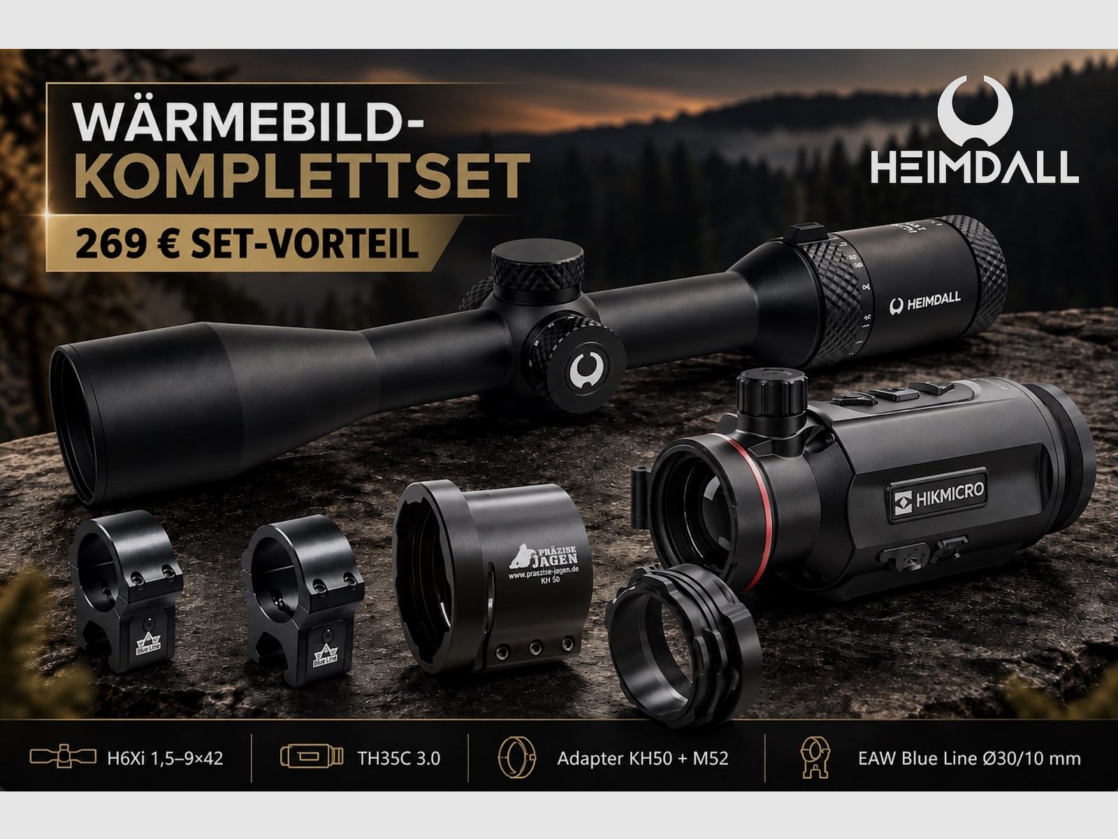 HEIMDALL H6Xi Wärmebild-Komplettset – HIKMICRO TH35C 3.0, Bild 1 von 6