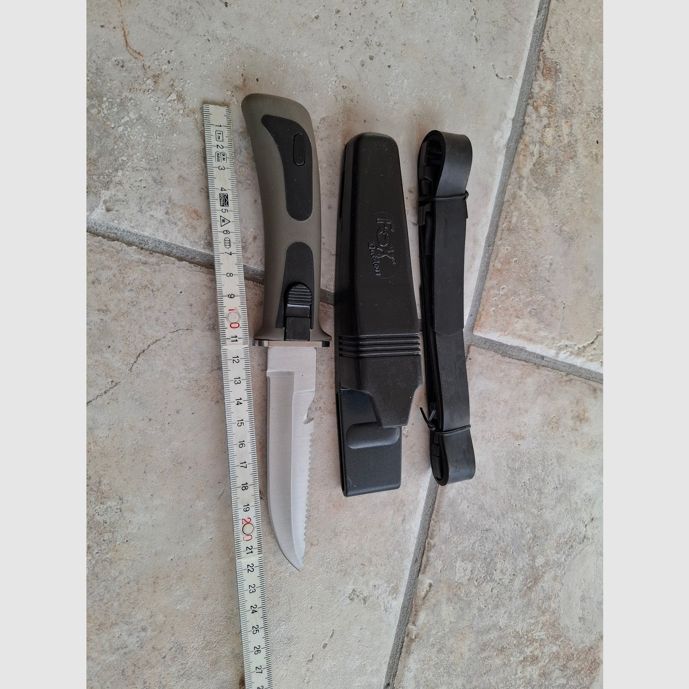 Fox Outdoor diving knife length approx. 23cm