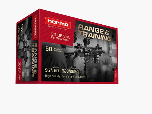 Norma Ammo – .30-06 FMJ / Range & Training / 9.7g / 150gr