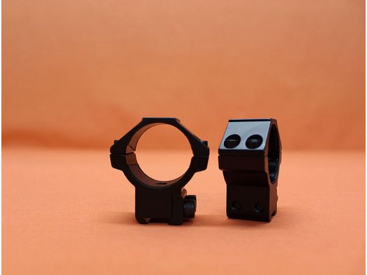 UTG - Leapers UTG Accushot Montageringen 30mm Medium (RGPM-30M4) Aluminium zwart mat voor 11-13mm Prismaschien BH=14mm