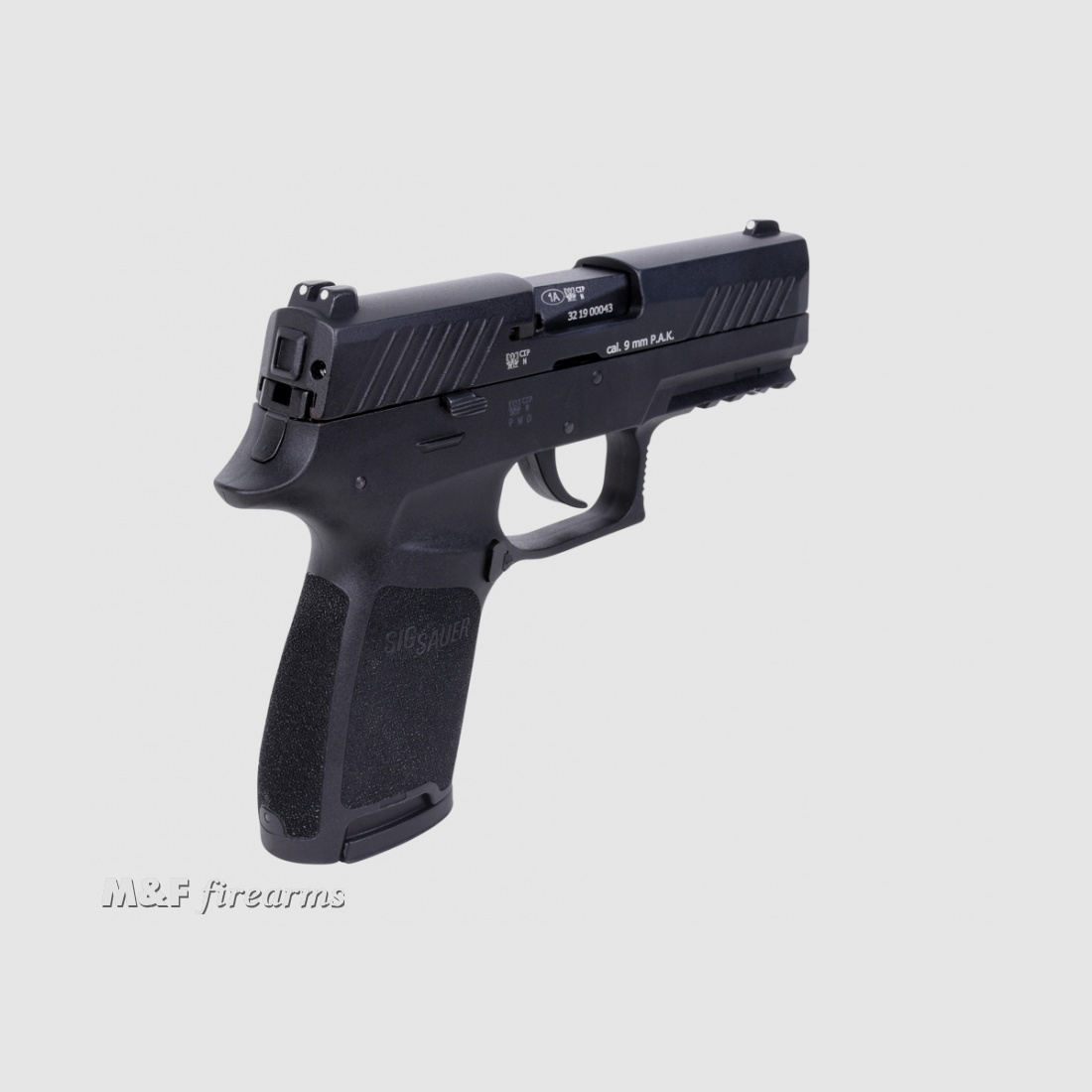 SigSauer P320 Schreckschusspistole Kaliber 9 mm P.A.K.