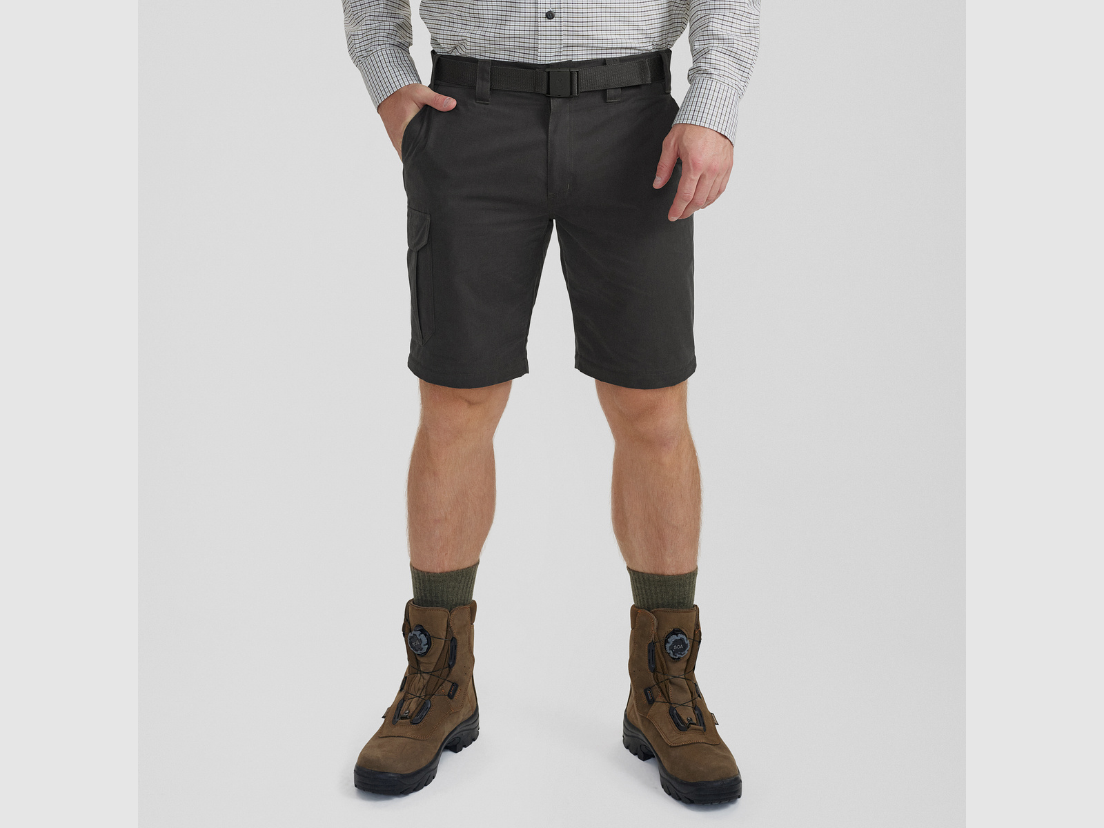 Slogen Zip-Off Hose - Black Ink – Kleidergröße Herren: 48