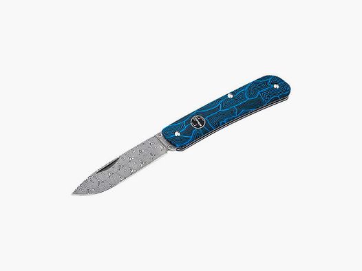 COUTEAU BÖKER TECH TOOL BLUE DAMAST