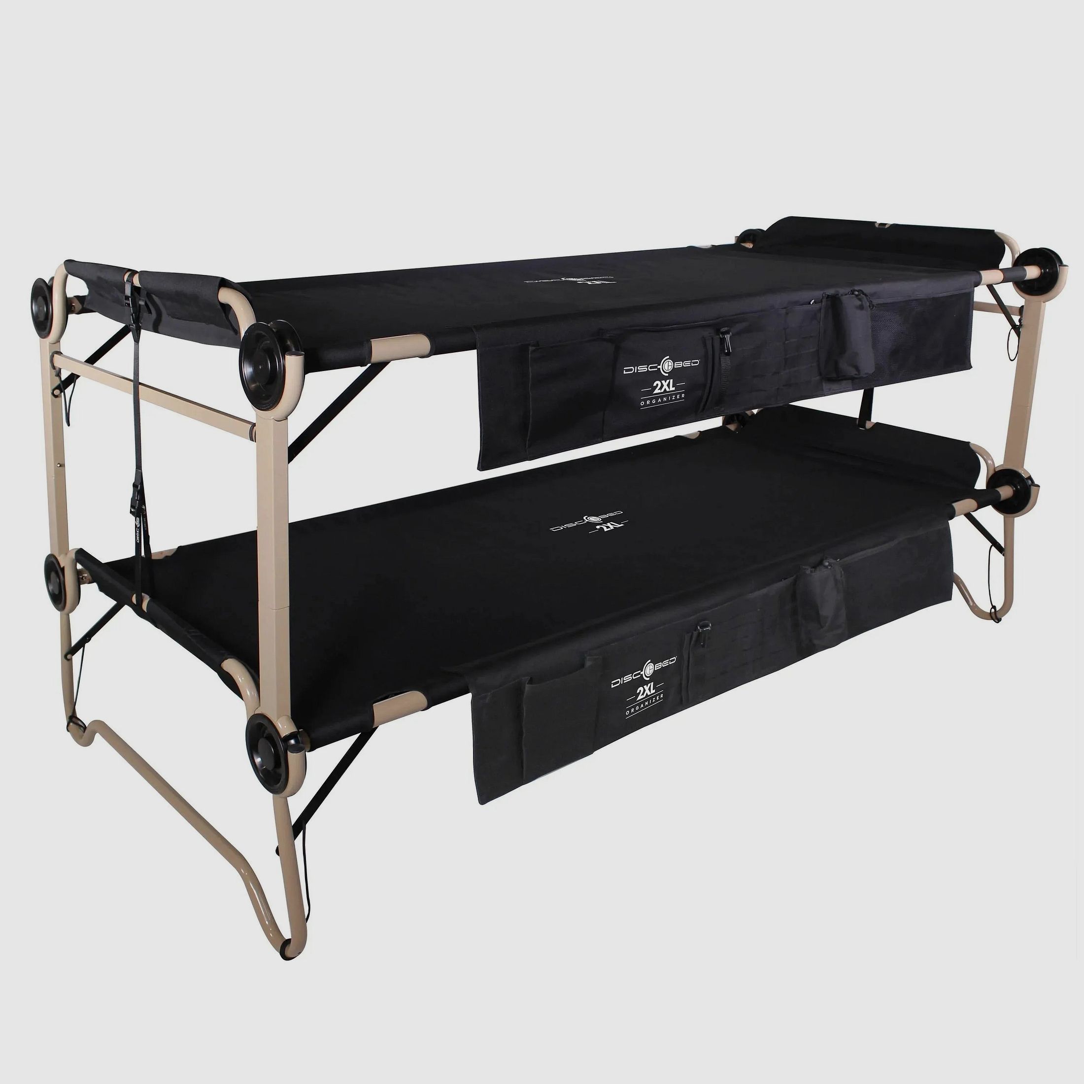 Disc-O-Bed Feldbett 2XL mit Seitentaschen