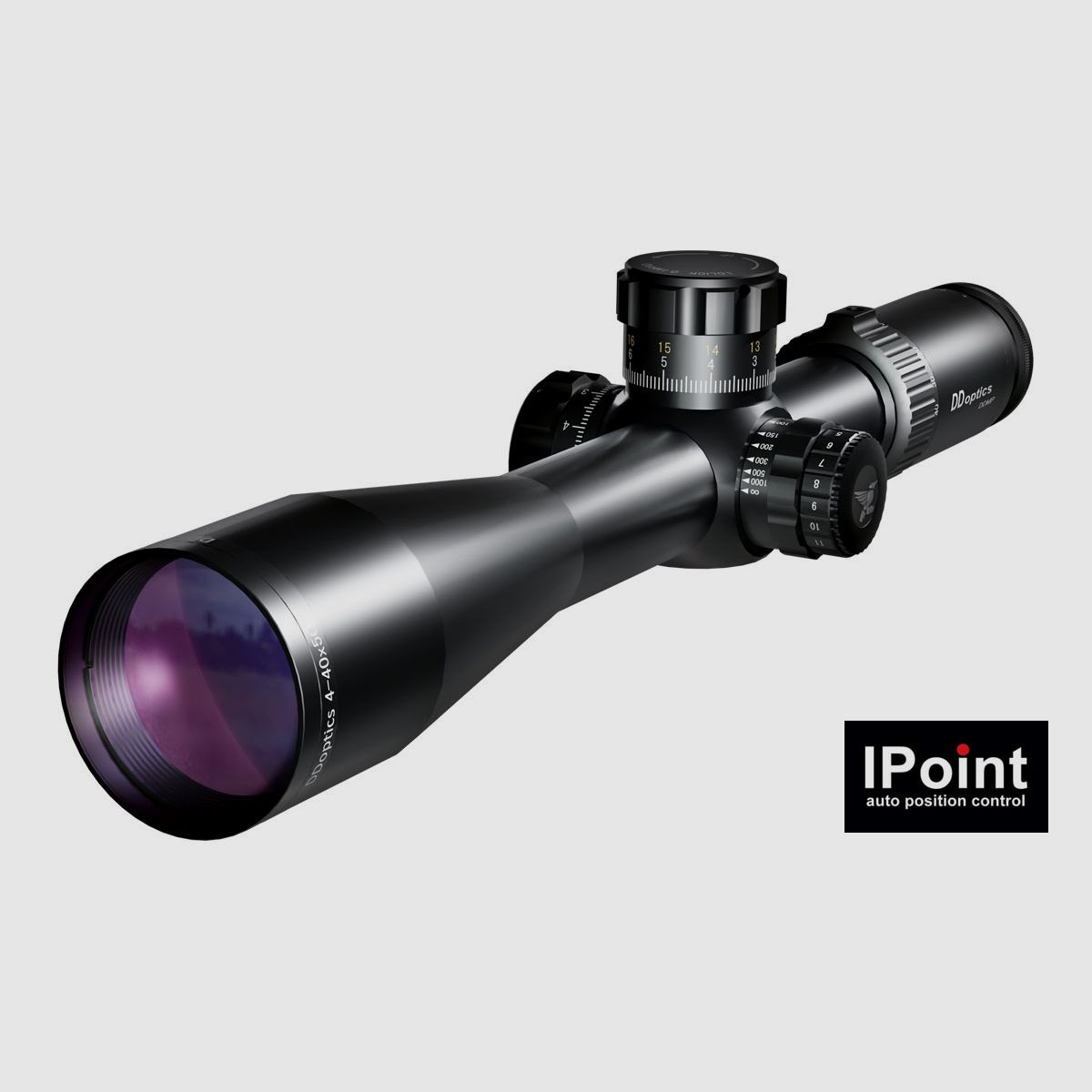 DDoptics 442511137.1 Zielfernrohr DDMP V10 4-40x50 Long Range MRAD tac A iPoint