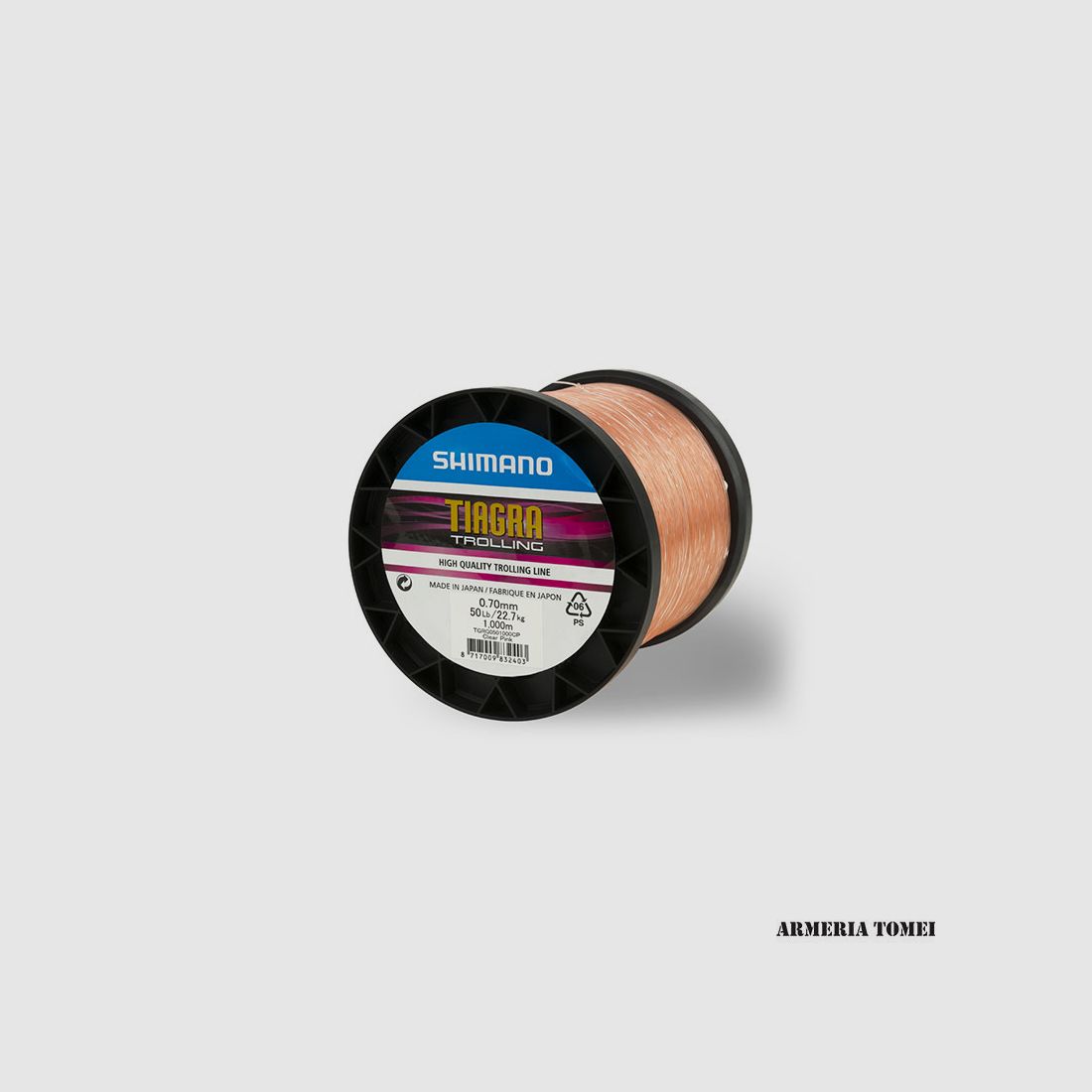 SHIMANO – TIAGRA TROLLING 0.90mm 80lb/36.3kg/1000m CLEAR PINK, image 1 of 2