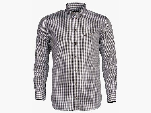 Foresta Hemd Vichy Karo, Oliv-Braun