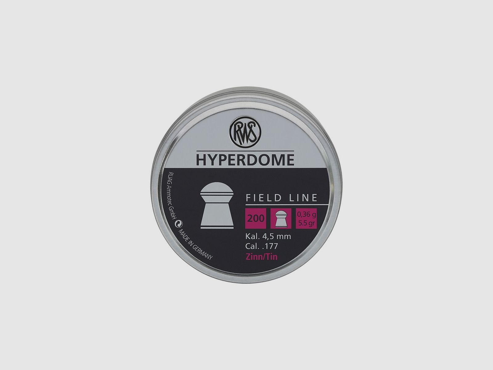 Geschosse Kal. 4,50 Rws Hyper Dome 0,36 g 200 Stk, Bild 1 von 2