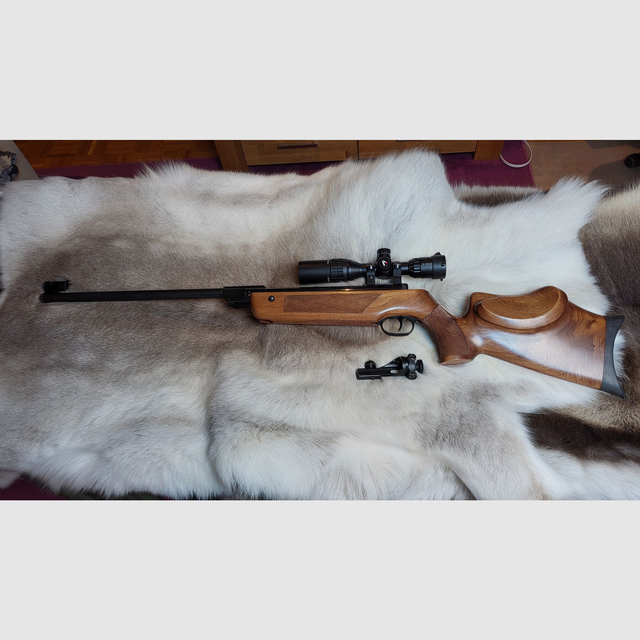 Attention collectors! Walter LG 55 with Tyrolean stock in excellent condition! and new piston seal without F Production period: 1955 - 1967