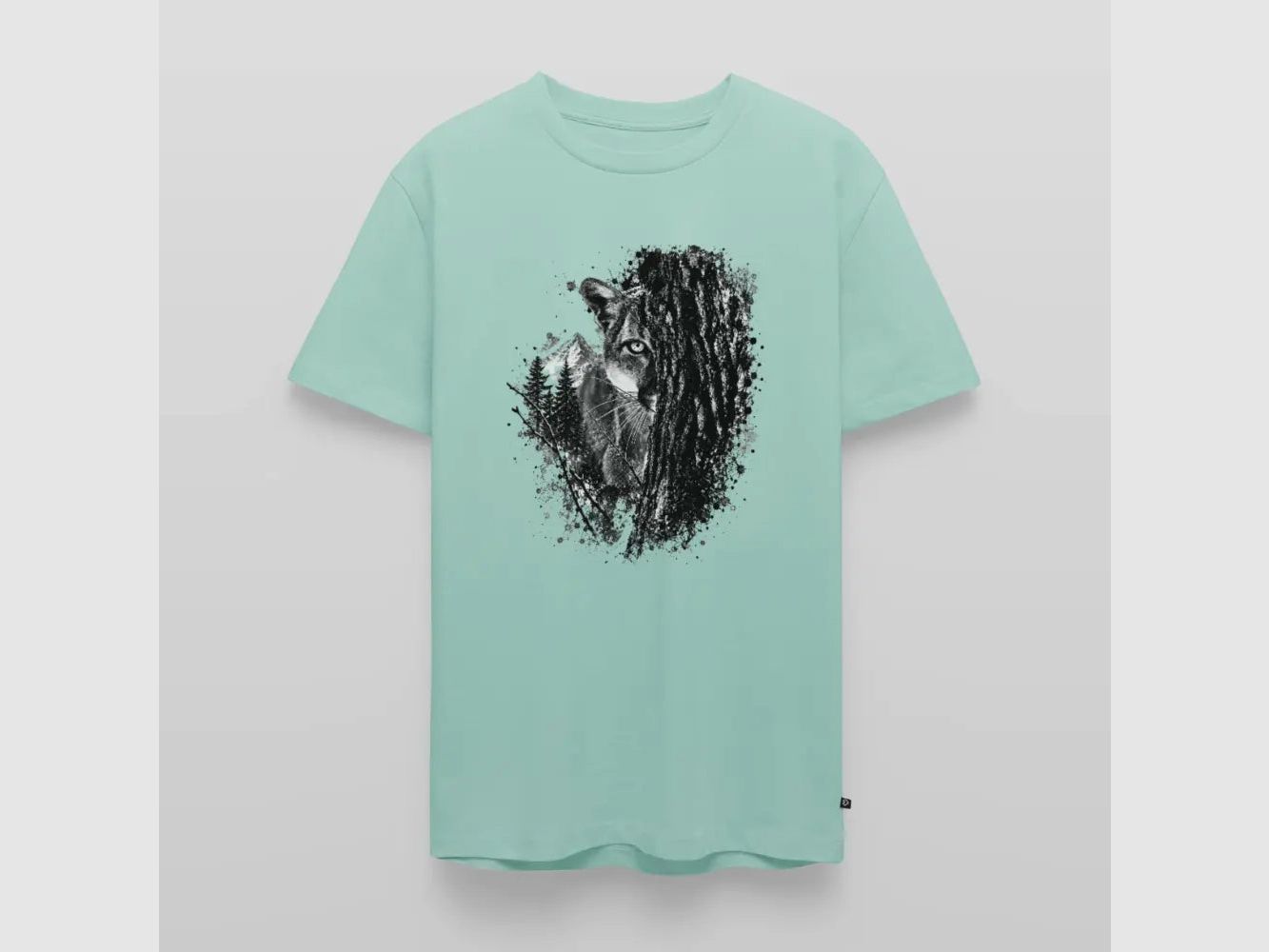 PUMA Men´s Premium T-Shirt „Lauernder Puma"