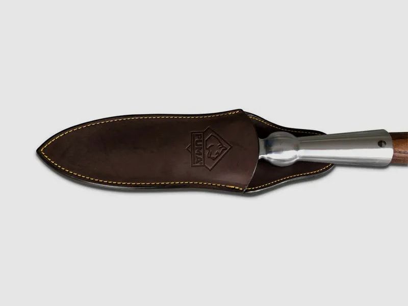 Leren schede voor zwijn speer kogelpunt 923591