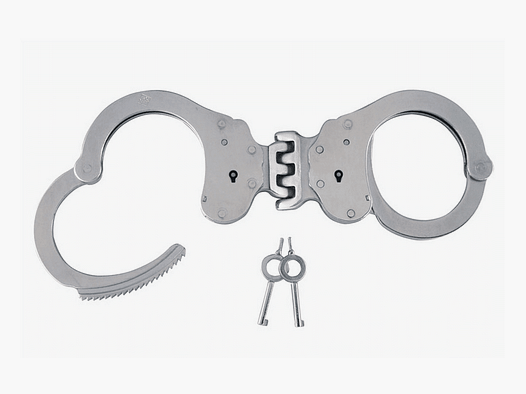 Handcuff wide hinge double lock including 2 keys