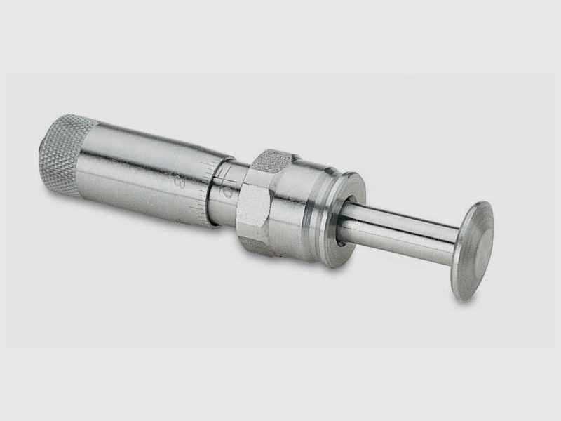 Hornady use with micrometer for powder filling device for large opening