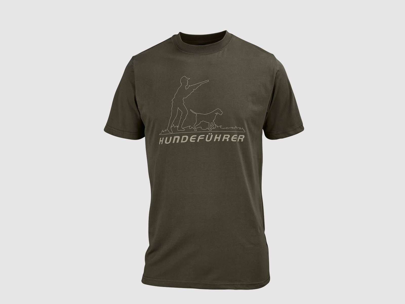 Hubertus Heren T-Shirt Hondenleider