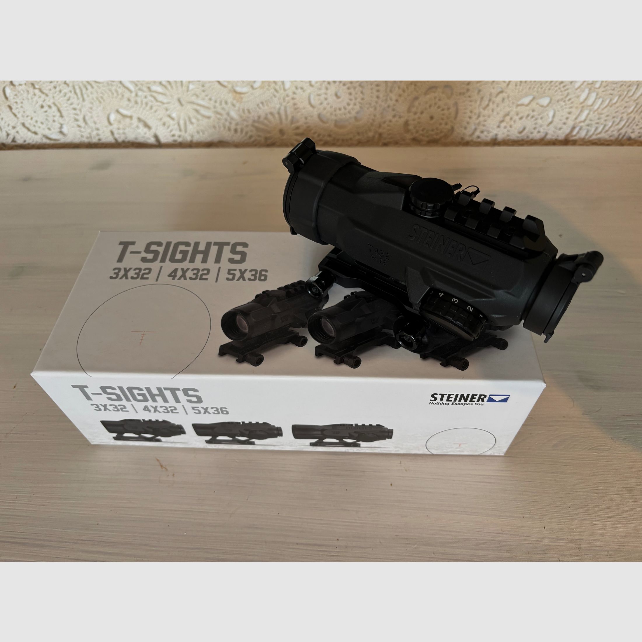 Steiner T-Sights dispositivo de puntería de punto luminoso, 4x32 Cal.223