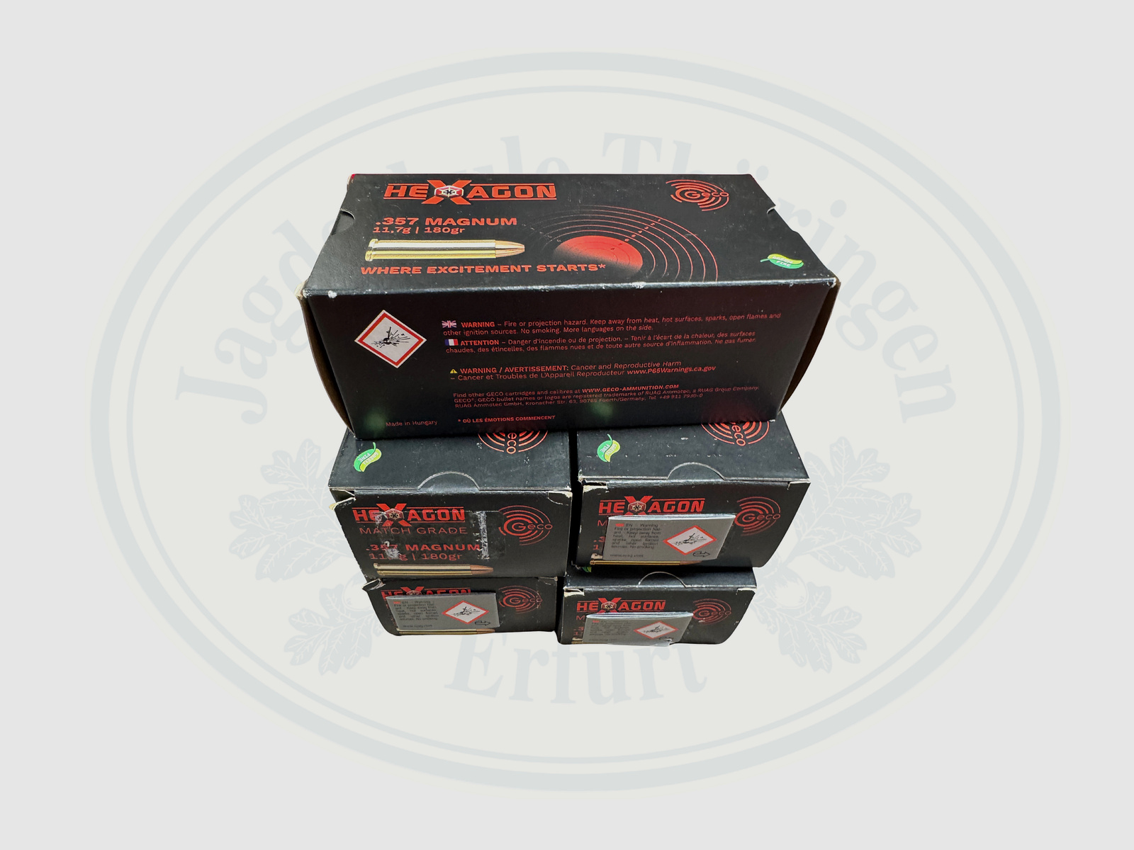 Hexagone .357 MAGNUM 11,7g /180 gr