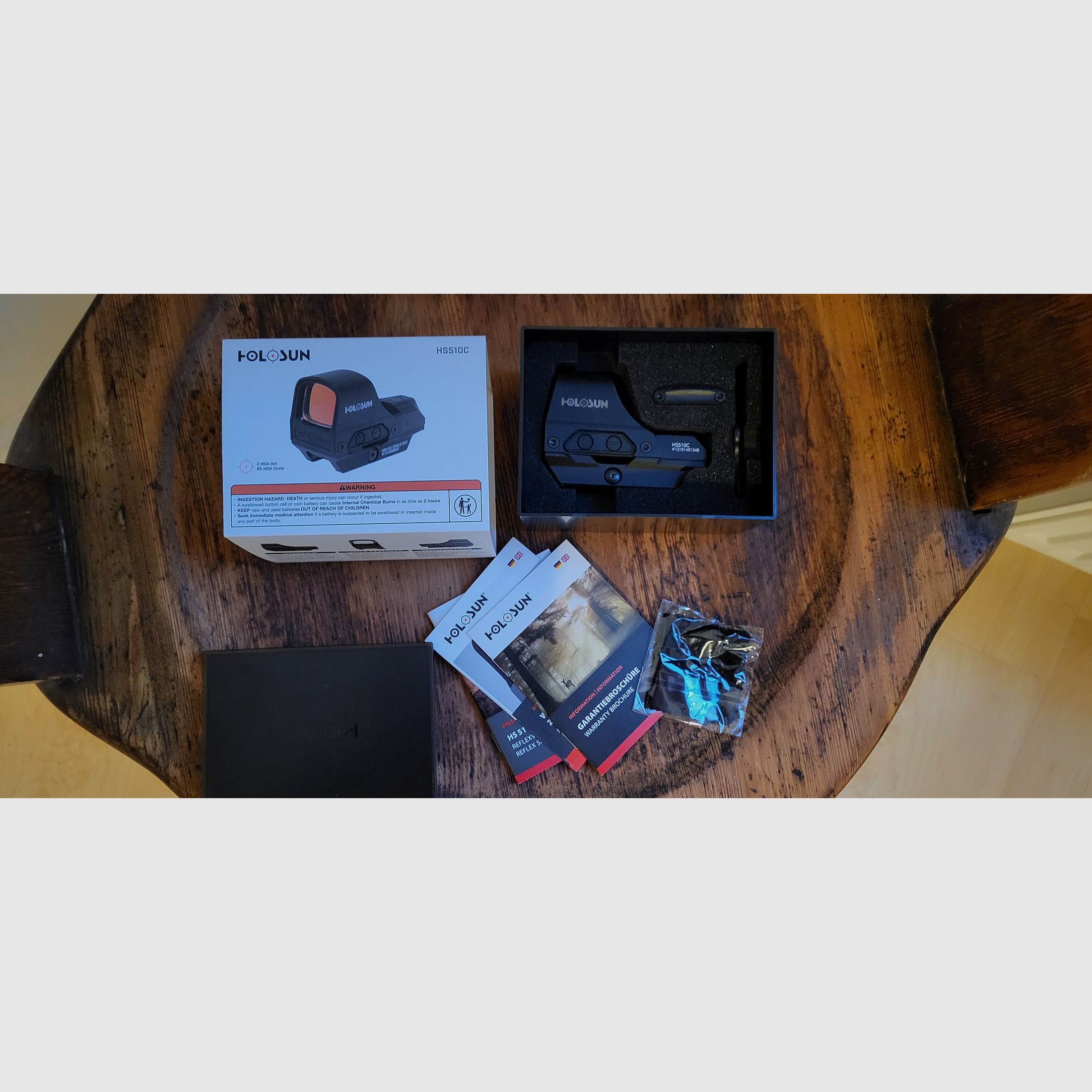 Holosun HS510C Offenes Reflex Rotpunktvisier - neu