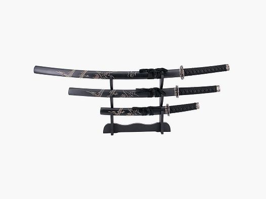 Samurai Sword Set Daisho black