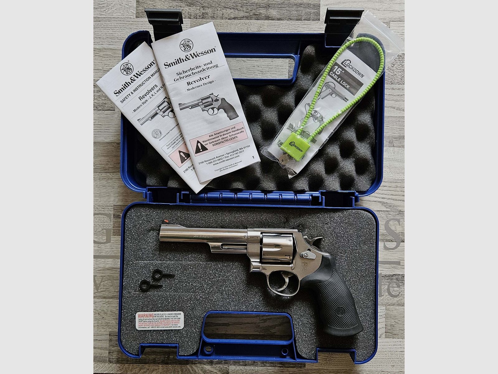 Revolver Smith&Wesson 629-6 Lauflänge 6" Kal. .44Mag Stainless - versandkostenfrei ! - Neuware vom Fachhandel