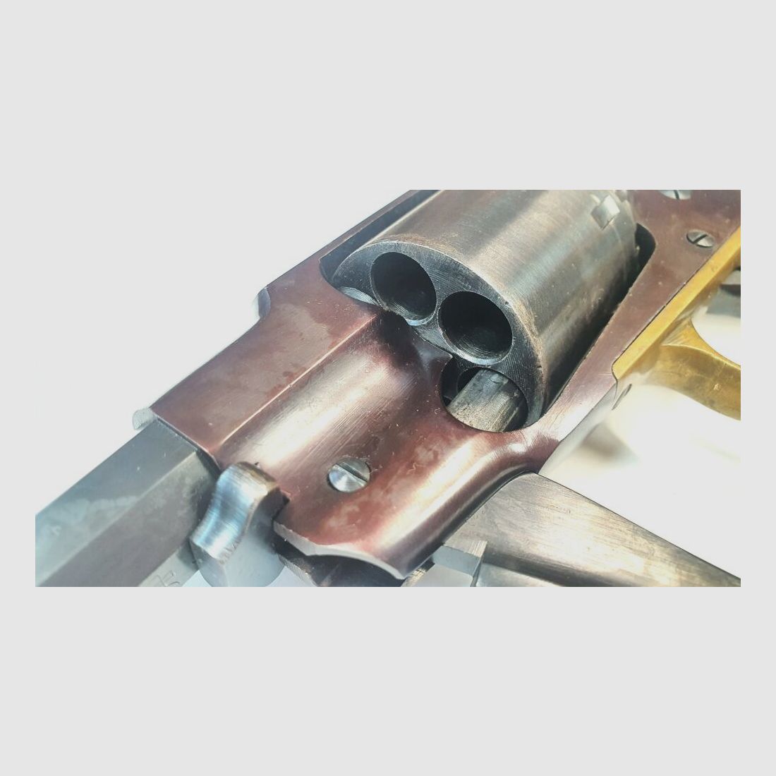 unbekannt Perkussionsrevolver Wike Remington New Army -.44 Black Powder, ohne Korn